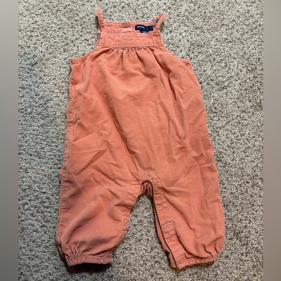 GAP Other - Baby Gap 100% Cotton Corduroy Coral Romper Size 3-6 Months | spring | autumn